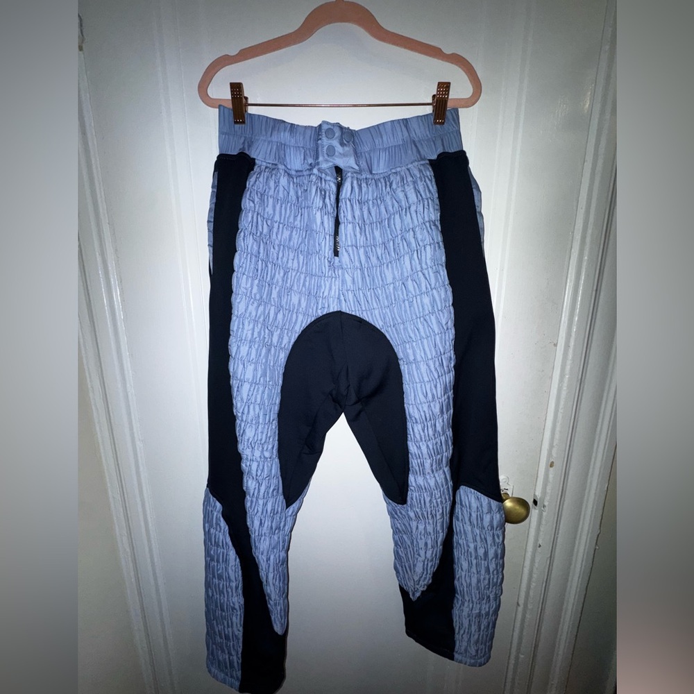NWT - Periwinkle and navy streetwear-inspired pants, size M.